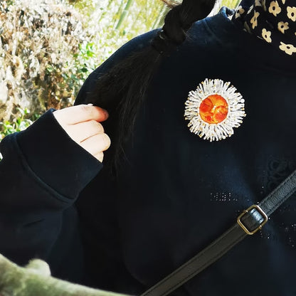 Sunflower Handmade Brooch