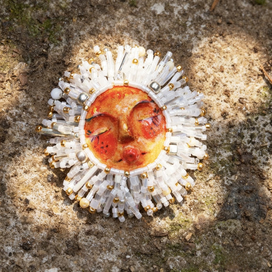 Sunflower Handmade Brooch