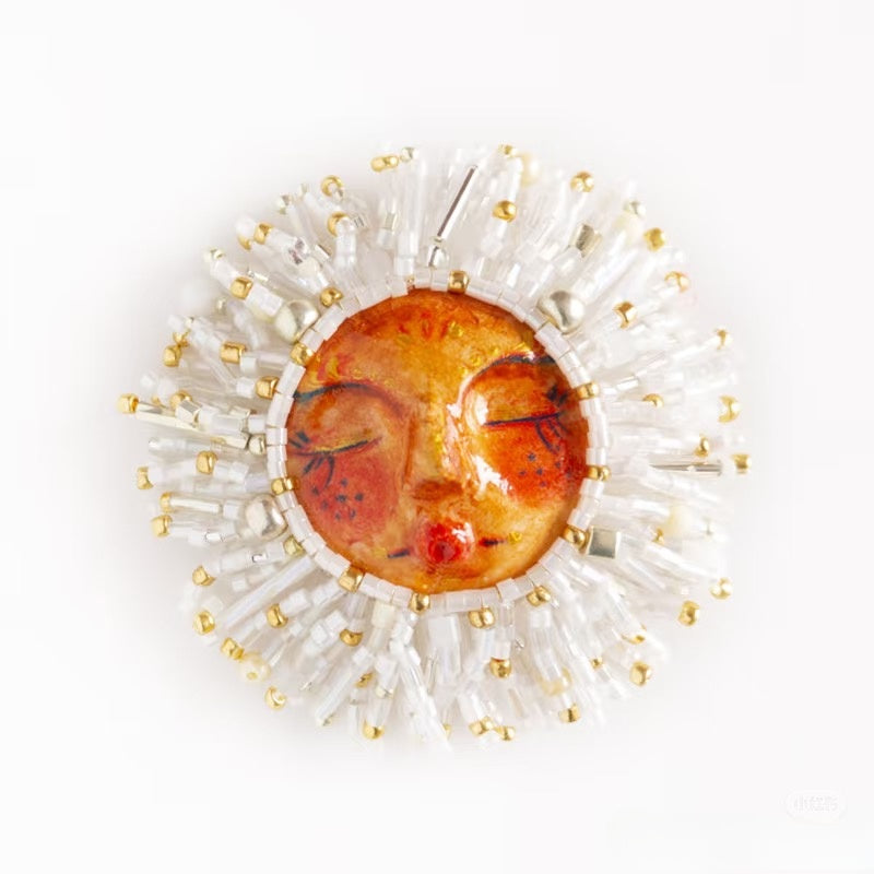 Sunflower Handmade Brooch