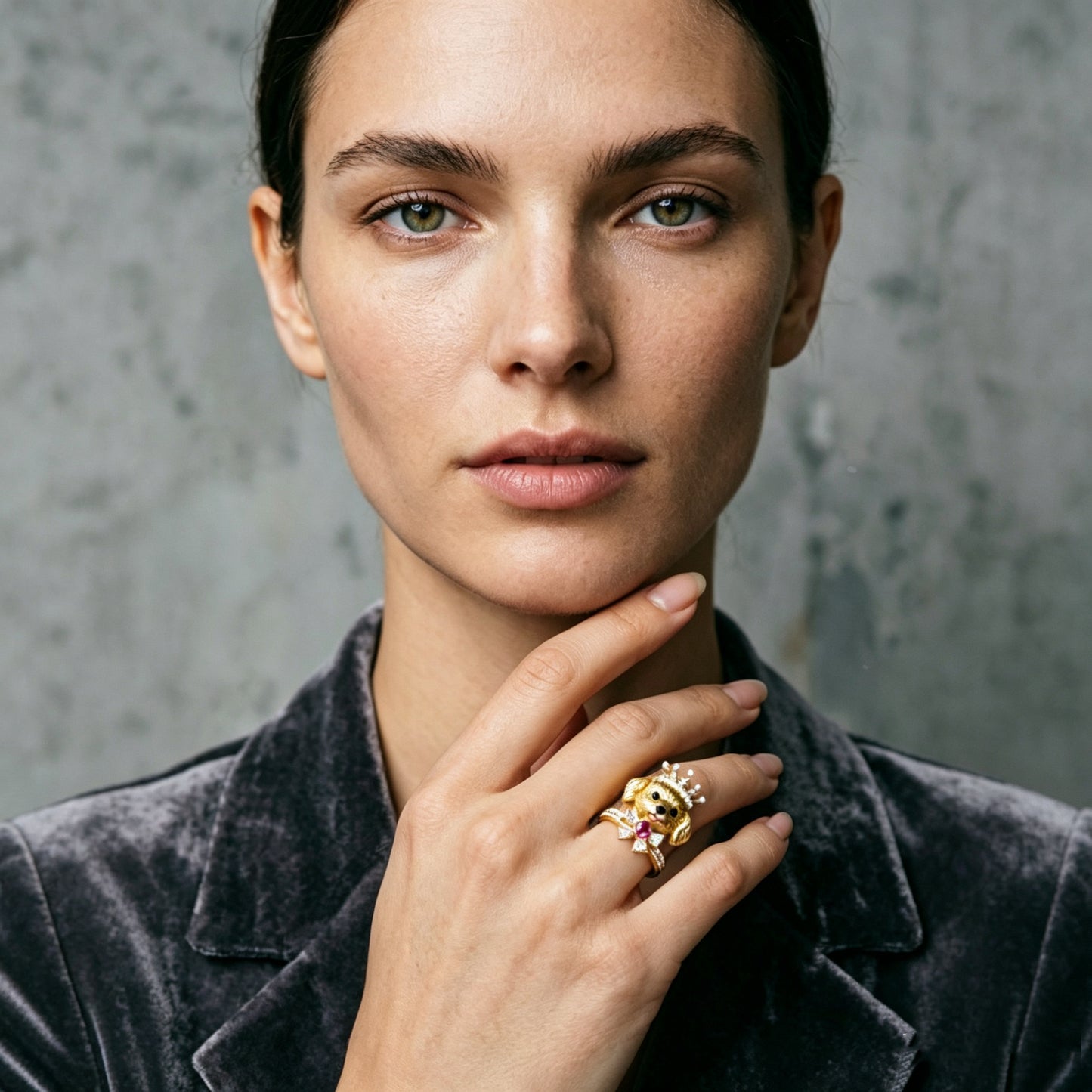 Brass Pet Custom Ring