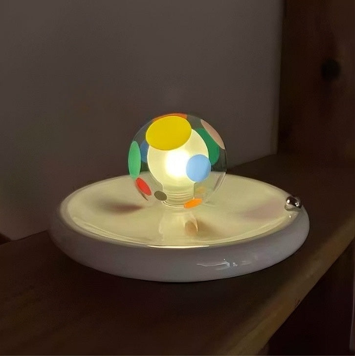 Polka Dot Camping Night Light