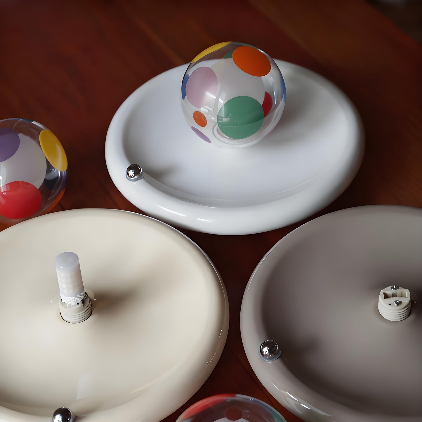 Polka Dot Camping Night Light