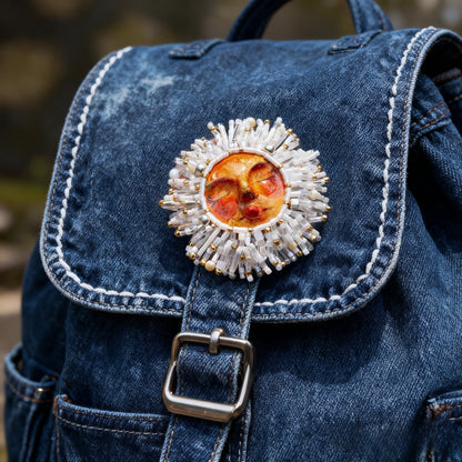 Sunflower Handmade Brooch